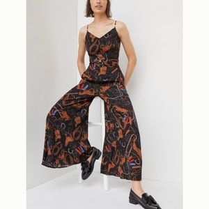 Anthropologie Maeve Caballos Wide Leg Jumpsuit